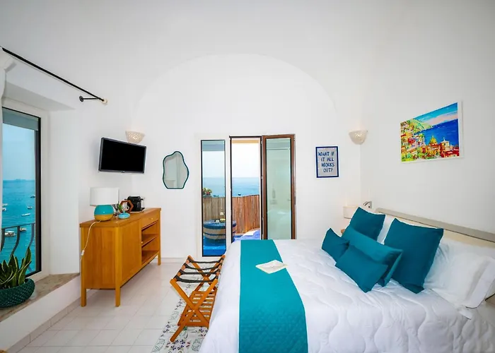 Bed & Breakfast Breathtaking With Sea View In The Heart Of Positano