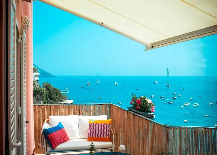 Breathtaking With Sea View In The Heart Of 3* Positano